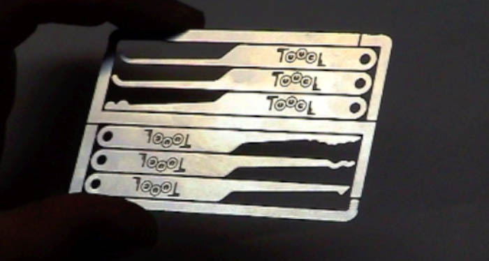 Toool emergency credit card size pickset V2.0