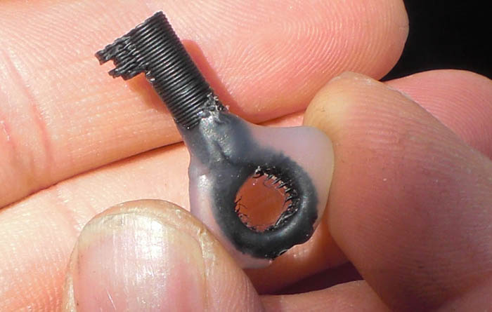 a plastic 3D printed key that will open the handcuffs of the Dutch police